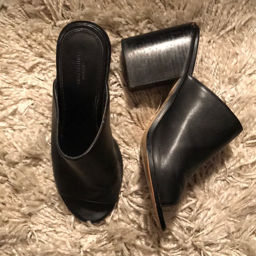 Urban Outfitters heeled open toe Mule